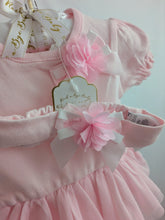 Load image into Gallery viewer, Baby Girls Pink Bodysuit With Tutu Skirt &amp; Headband
