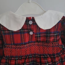 Load image into Gallery viewer, Tartan Smocked Romper
