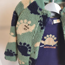 Load image into Gallery viewer, Baby Boys Sherpa Jacket, Bodysuit &amp; Jog Pant Outfit
