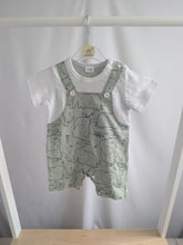 Load image into Gallery viewer, Green Elephant Dungarees
