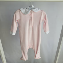 Load image into Gallery viewer, Baby Girls Smoked Velour All In One
