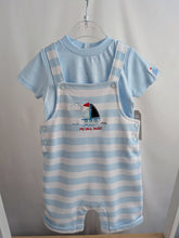 Load image into Gallery viewer, Baby Boys Sailor Dungaree &amp; T-Shirt Set
