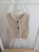 Load image into Gallery viewer, Beige Borg Body warmer Gilet
