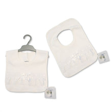 Load image into Gallery viewer, Baby Pop Over Lace Bibs-White
