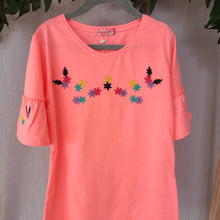 Load image into Gallery viewer, Girls bell sleeved floral top

