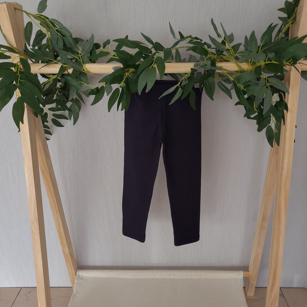 Girls navy leggings