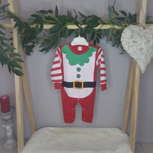 Load image into Gallery viewer, Santa Elf Suit Romper
