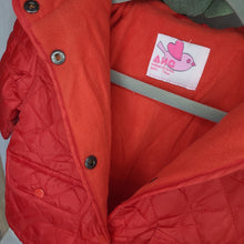 Load image into Gallery viewer, Baby Girls Red Padded Jacket
