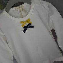 Load image into Gallery viewer, Girls Organic Cotton Bow Top
