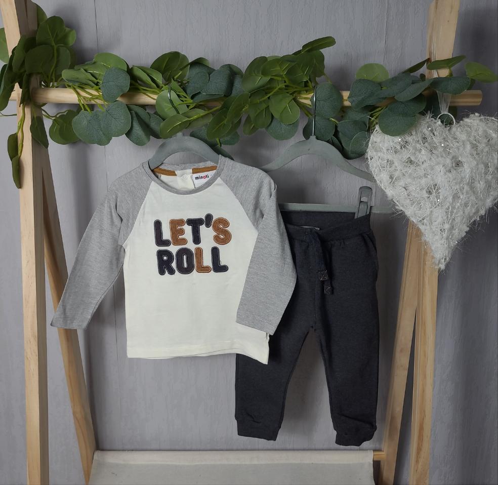 Long Sleeve Top & Fleece Joggers