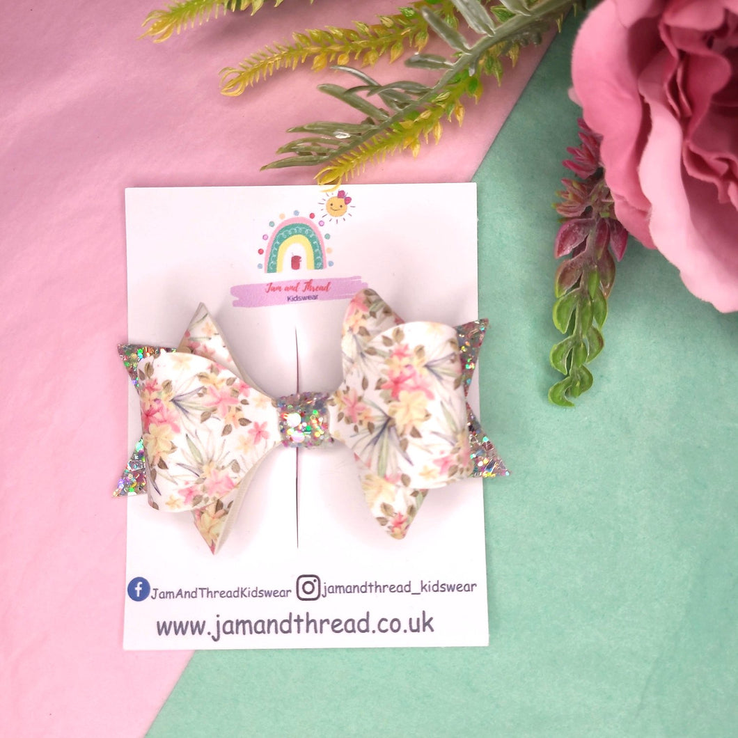 Franchi Bow-White Vintage Floral