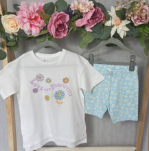 Load image into Gallery viewer, Minoti Girls Daisy T-Shirt And Short Set
