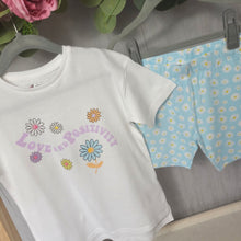 Load image into Gallery viewer, Minoti Girls Daisy T-Shirt And Short Set
