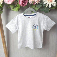 Load image into Gallery viewer, Boys Light Grey T-Shirt|Small Motif
