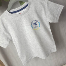 Load image into Gallery viewer, Boys Light Grey T-Shirt|Small Motif
