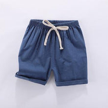 Load image into Gallery viewer, Boys lightweight linen style summer shorts
