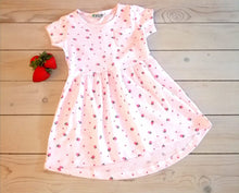 Load image into Gallery viewer, Girls Strawberry Themed Dress
