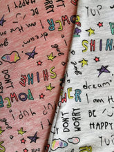 Load image into Gallery viewer, Girls Summer Multi slogan Style Dress
