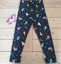 Load image into Gallery viewer, Girls &quot;unicorn&quot; Leggings
