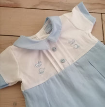 Load image into Gallery viewer, Baby Boys Embroidered Romper
