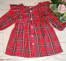 Load image into Gallery viewer, Red Tartan Dress
