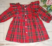Load image into Gallery viewer, Red Tartan Dress
