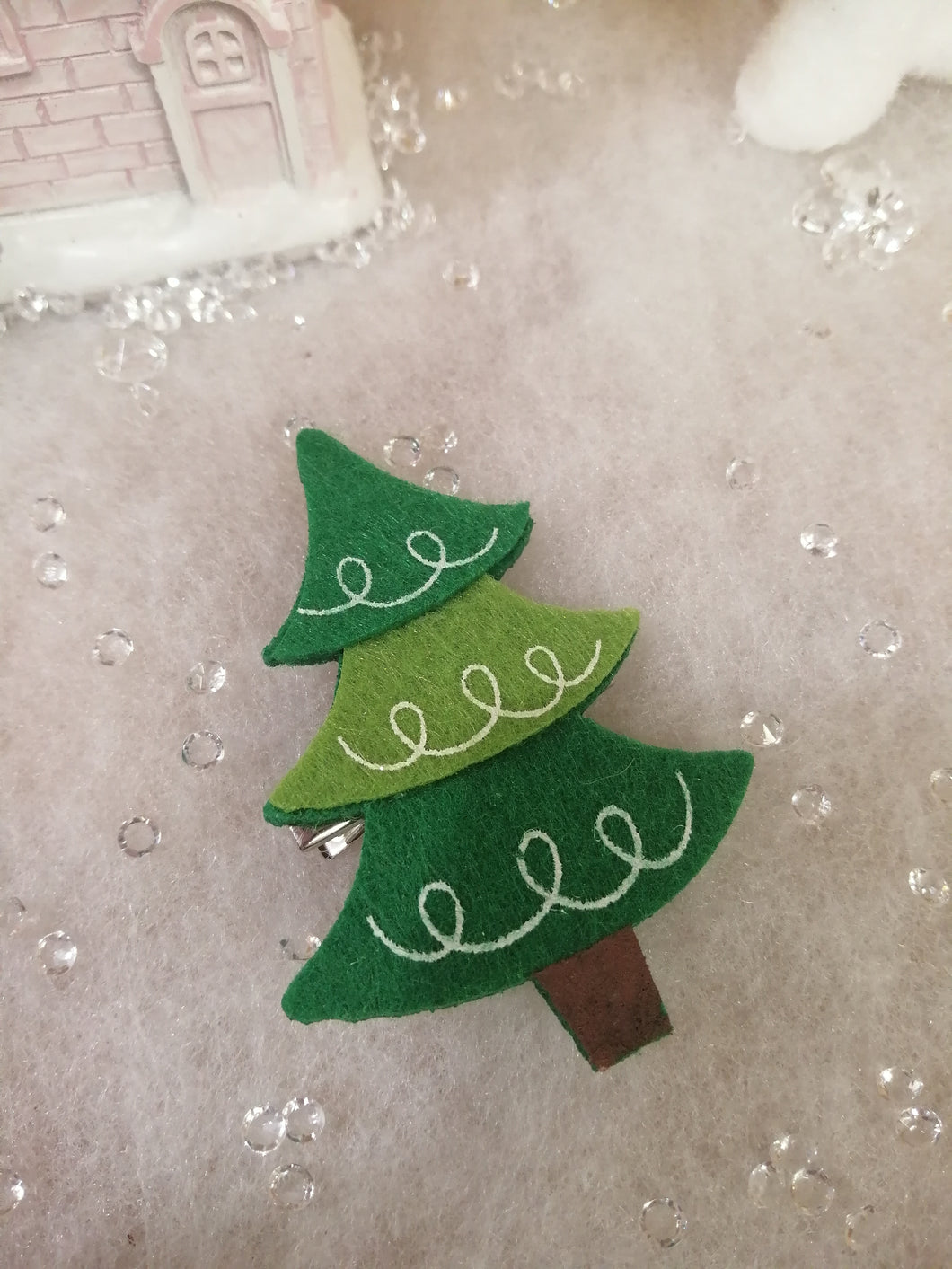 Christmas Tree Feltie Clip