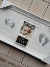Load image into Gallery viewer, Hand and foot print photo frame
