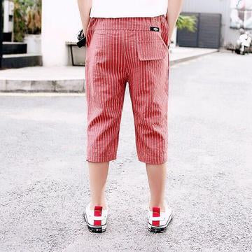 Boys Lightweight Summer cropped trousers