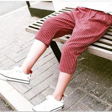 Load image into Gallery viewer, Boys Lightweight Summer cropped trousers
